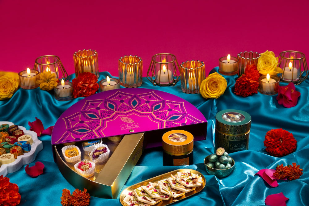 Gourmet chocolate gift box for Diwali 