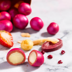Passionfruit Strawberry Macadamias