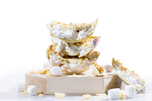 Marshmallow Toffee Layered Egg