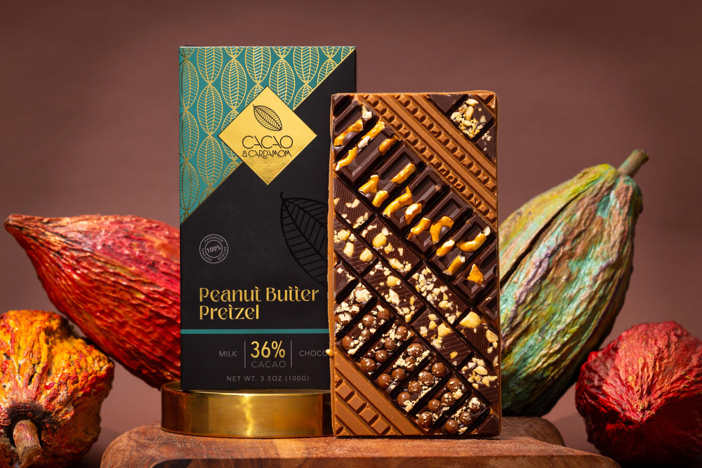 Peanut Butter Pretzel Artisan Chocolate Bar