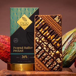 Peanut Butter Pretzel Artisan Chocolate Bar