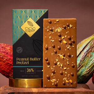 Peanut Butter Pretzel Artisan Chocolate Bar
