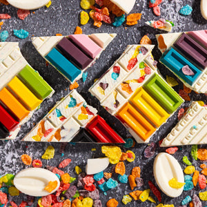 LGBTQIA Pride Chocolates Vibrant White Chocolate 
With Rainbow 