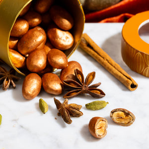 Pumpkin Spice Coated Almonds 