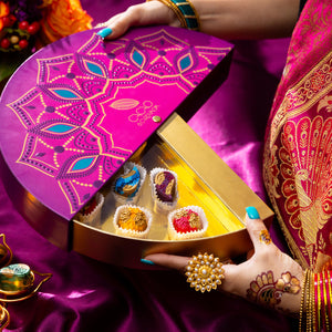 mithai inspired artisan chocolate gift box 