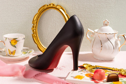 Louboutin Inspired Chocolate High Heel