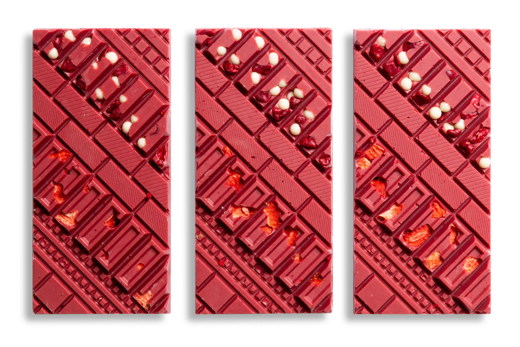 Ruby Raspberry Artisan Bar Cacao & Cardamom Chocolatier