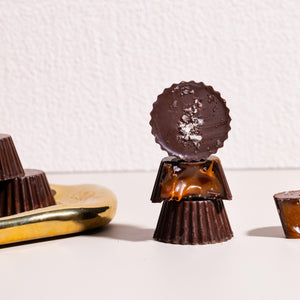 Salted Caramel Chocolate Cups