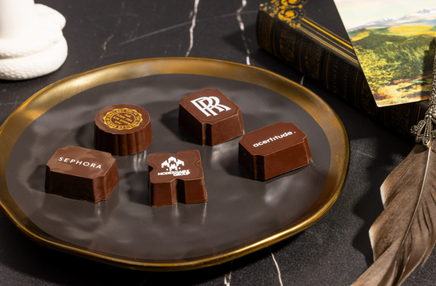 Customized Chocolates with Branding on it 