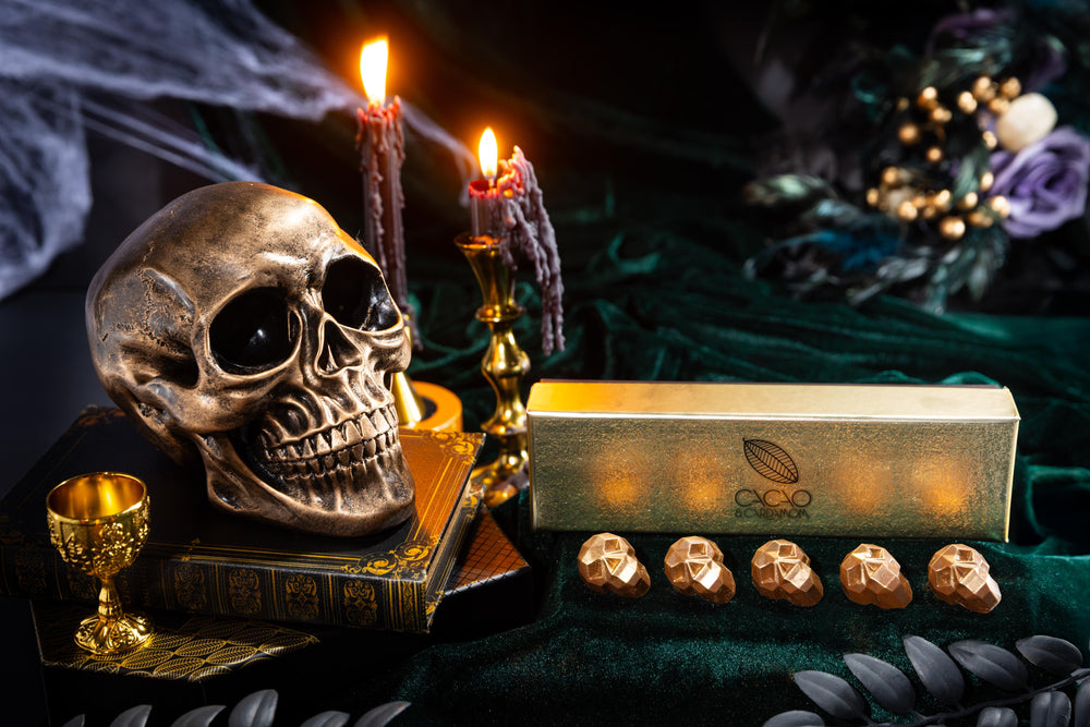 Gianduja Skulls, 5 piece