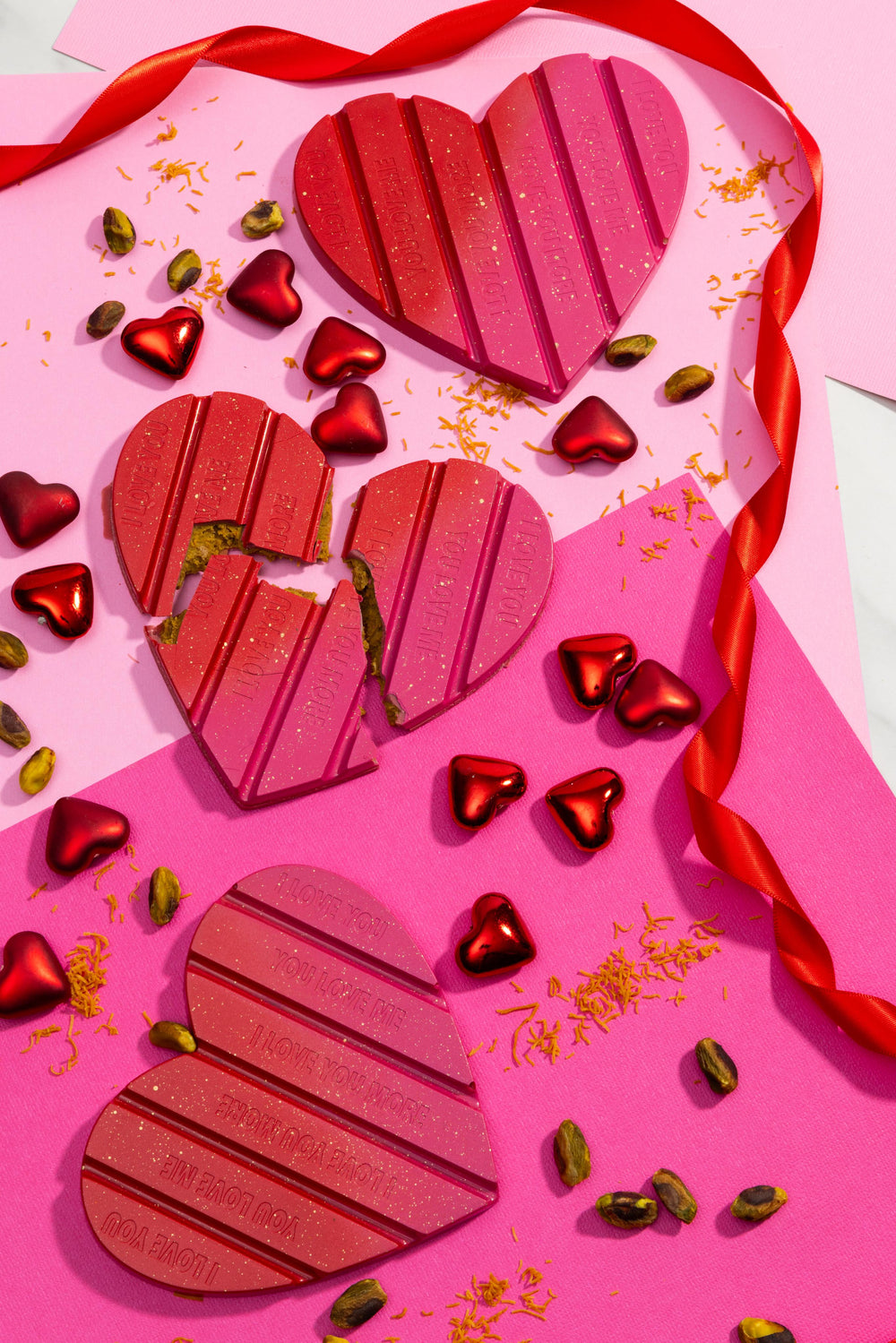 Strawberry Pistachio Knafeh Love Bar