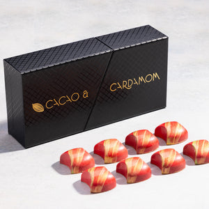 Raspberry Pistachio Chocolates