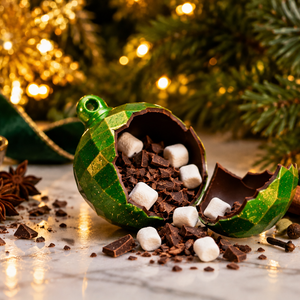 Winter Spice Hot Chocolate Bomb