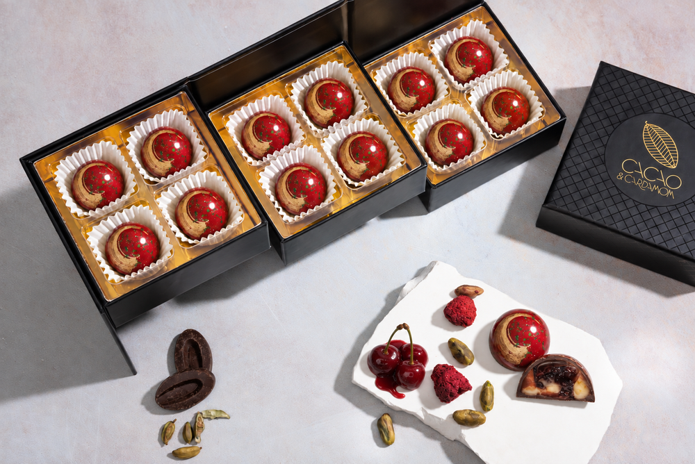 Cherry Cordials, 12 piece box