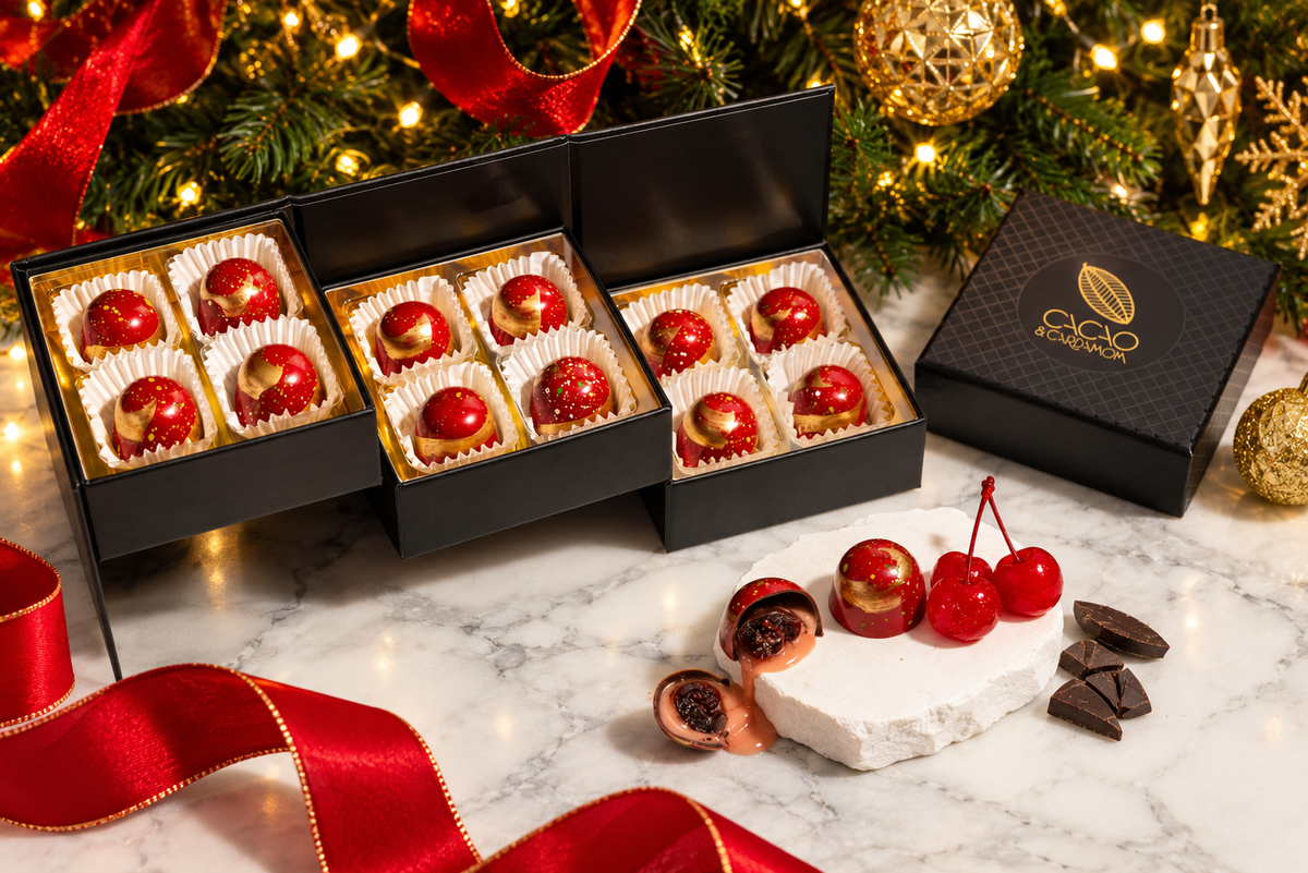 Cherry Cordials, 12 piece box