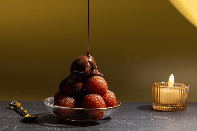 Chocolate Covered Gulab Jamun, 8 piece