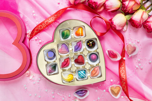 Heart Shaped Chocolate Gift Box