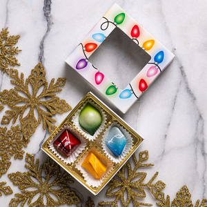 4 piece Chocolate Lights box