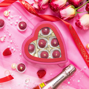 Raspberry Rose Truffles