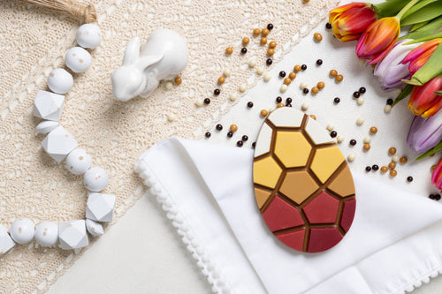 Crunchy caramelized milk chocolate
