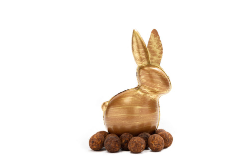 Dark chocolate bunny treat