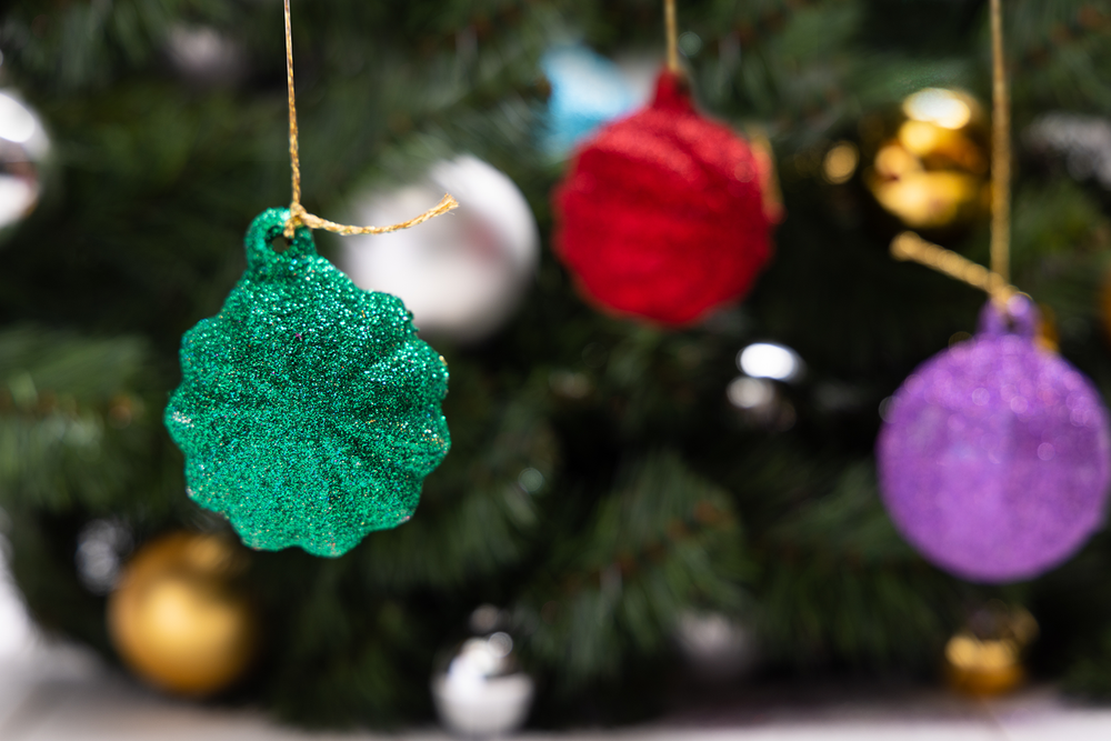 Glitter Ornaments for Christmas