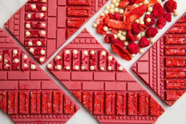 Ruby Raspberry Chocolate Bar – Fruity & Tangy Gourmet Chocolate Treat