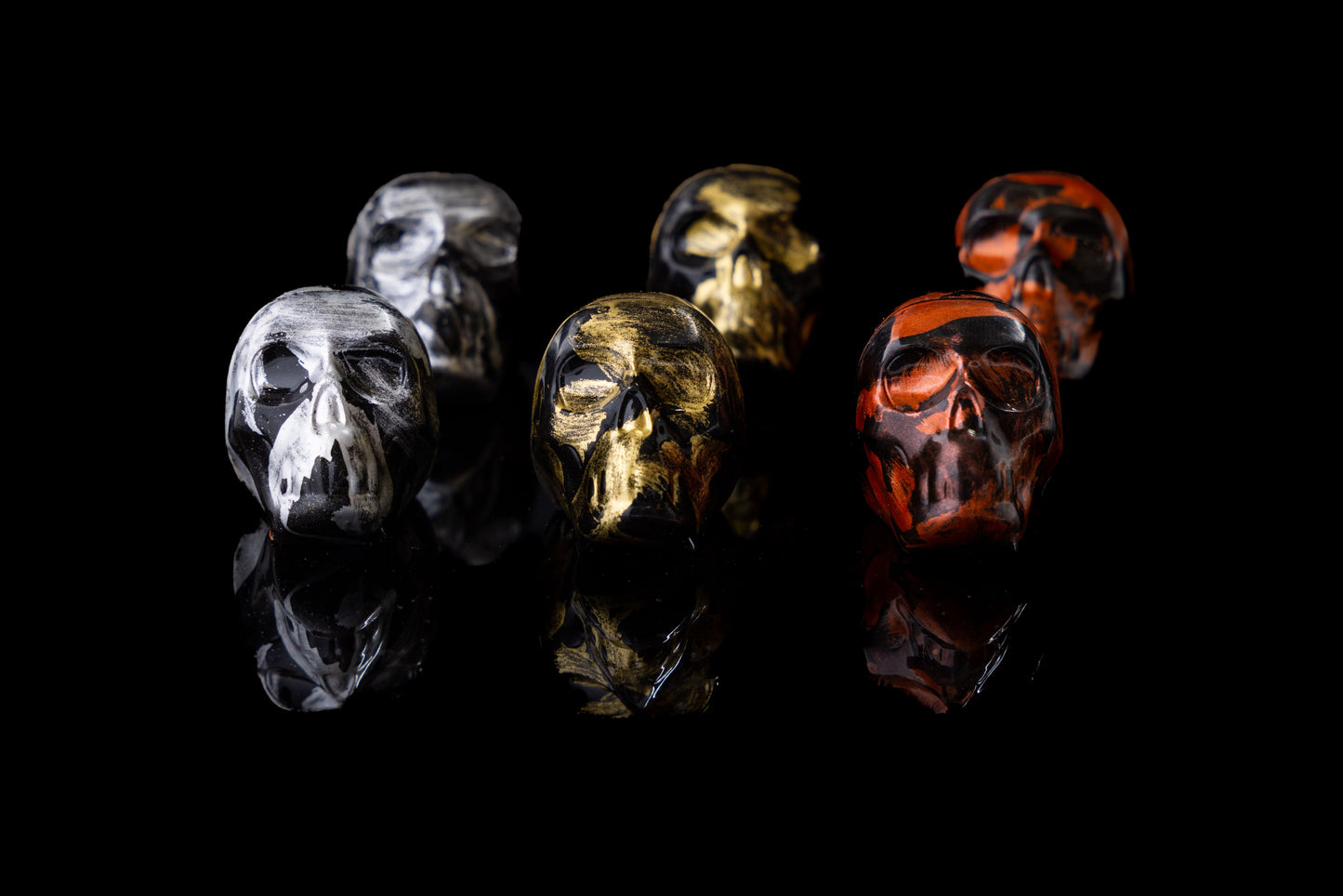 Chocolate Skulls for Halloween 