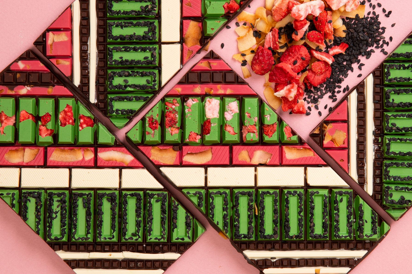 Strawberry Matcha Artisnal Bar